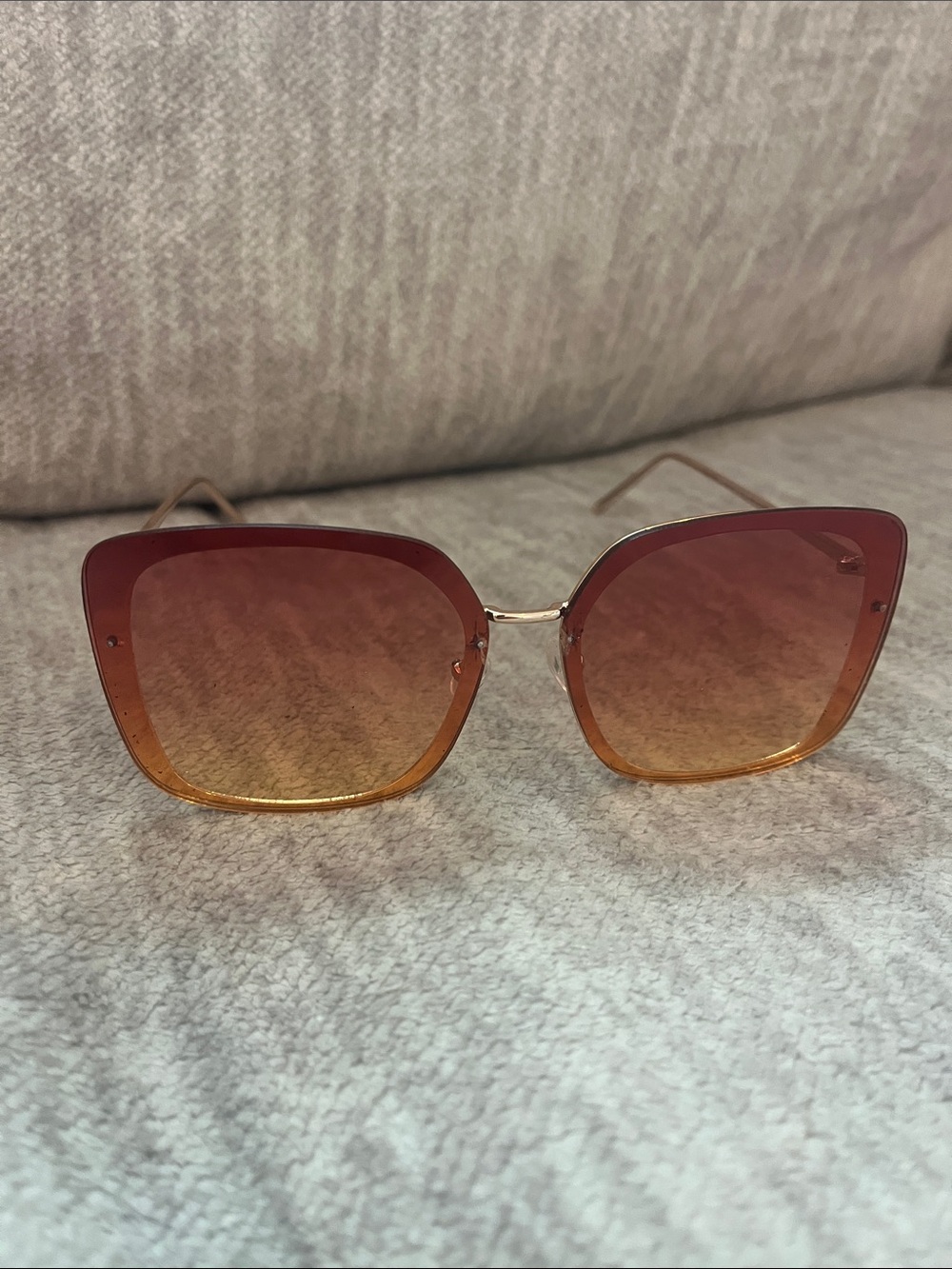A.J. Morgan Rose Gold Cat Eye Sunglasses